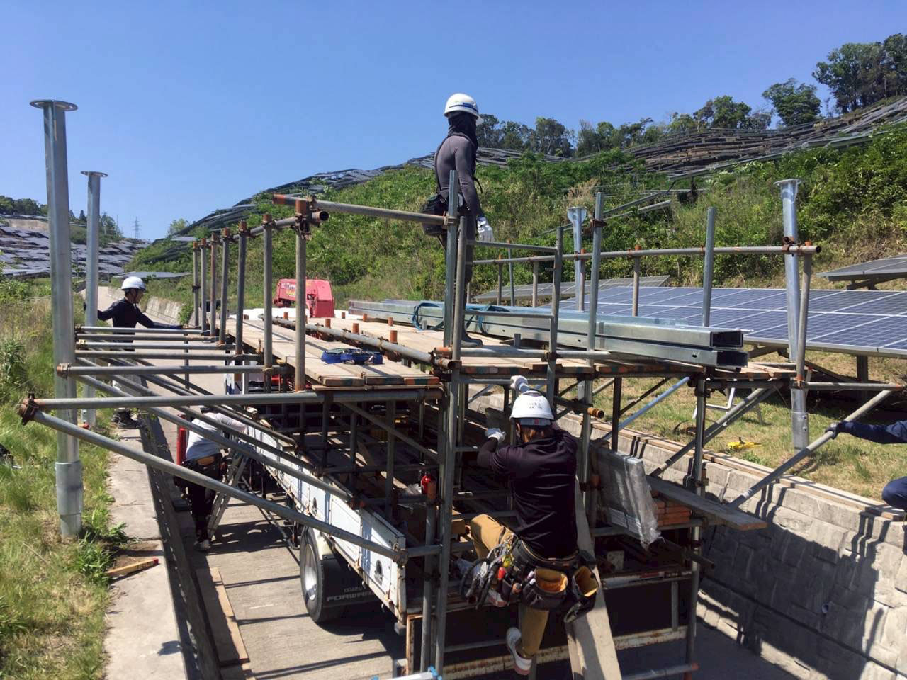 鹿屋大崎太陽光発電所建設工事